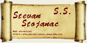 Stevan Stojanac vizit kartica